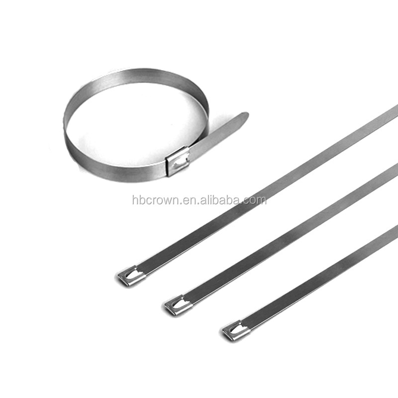 High strength fire resistance stainless steel cable ties