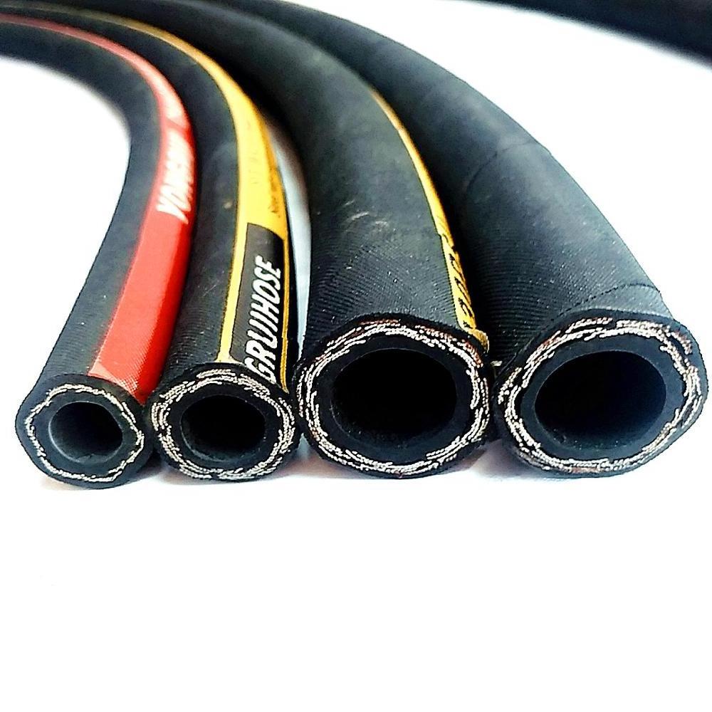 hebei manufacturer steel wire reinforced oil fuel rubber hose hydraulic hose 6 mm r1 r2 1sn 2sn