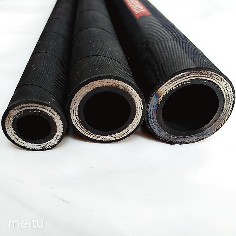 hebei manufacturer steel wire reinforced oil fuel rubber hose hydraulic hose 6 mm r1 r2 1sn 2sn