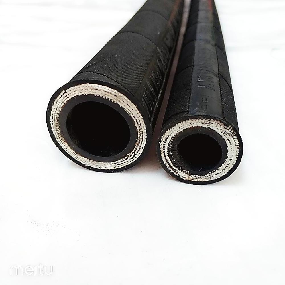 hebei manufacturer steel wire reinforced oil fuel rubber hose hydraulic hose 6 mm r1 r2 1sn 2sn