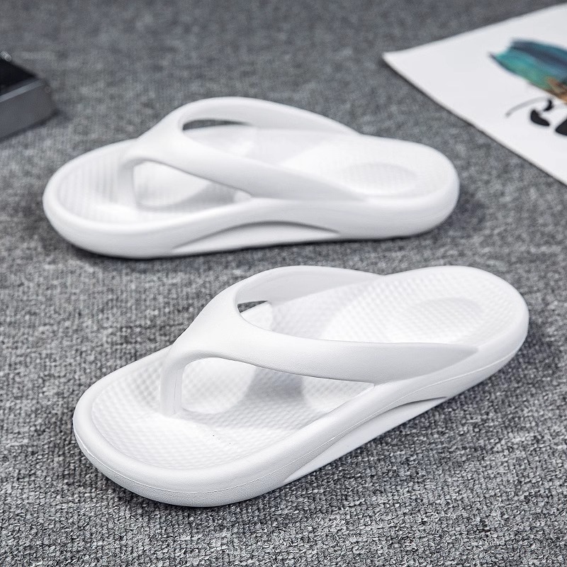 Custom Men Summer Slippers for Outdoor Non-slip Anti-odor Flip-flops Beach Sports Casual Sandals Rubber Flipflops Slippers