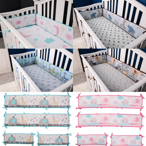 Crib Rail Cover Set and Baby Crib Liner  Baby Bumper Crib Cot Protector Infant Bebe Bedding Set