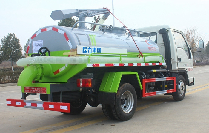 JAC 3000L Septic Fecal Sewage Suction Tank Truck