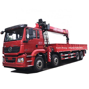 8x4 Shacman cargo truck 16 ton 20 ton crane with truck