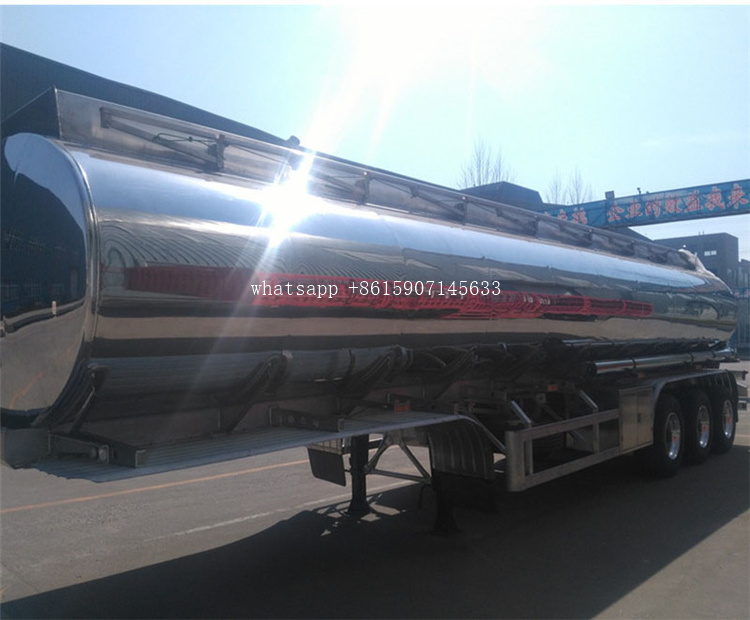 Tri-Axle 2/3/4 Compartment Transport Different Liquids Aluminum Alloy Fuel Tank Trailer for Sale