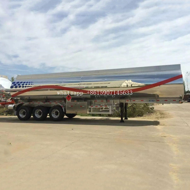 Factory New 42000l Diesel fueloline Fuel Oil Truck Semi Trailer Aluminum Fuel Tanker Tank Trailer For Sale Fuel Tank Trailer