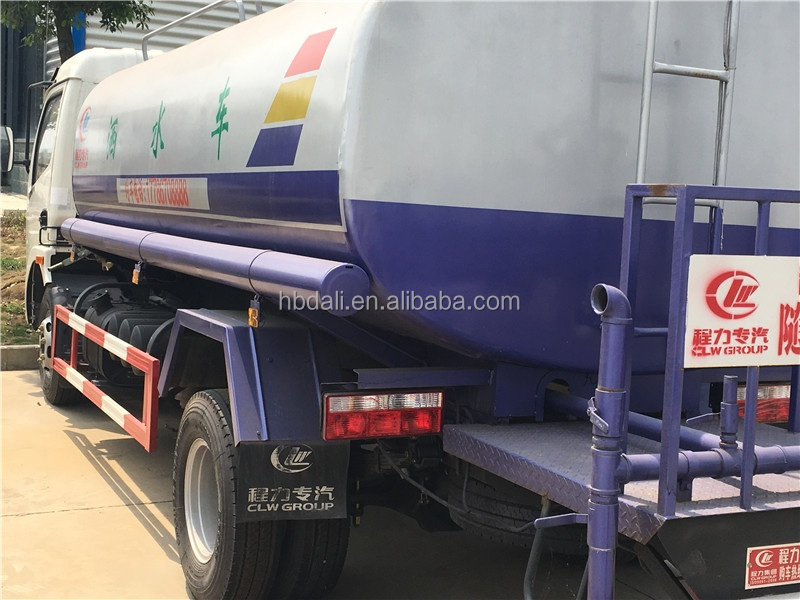 Best price 5000 liters Dongfeng 4*2 street water tank truck