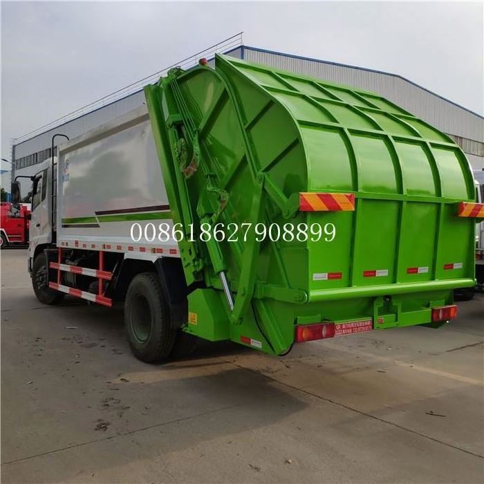 Garbage Compactor 8M3 Waste Collecting For Sale Collection Trucks Isuzu Collector Trash Mini Pickup Rear Loading Rubbish Truck