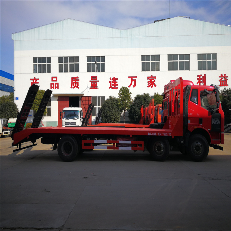 JAC 8X4 new flatbed tow trucks flat bed recovery truck for sale