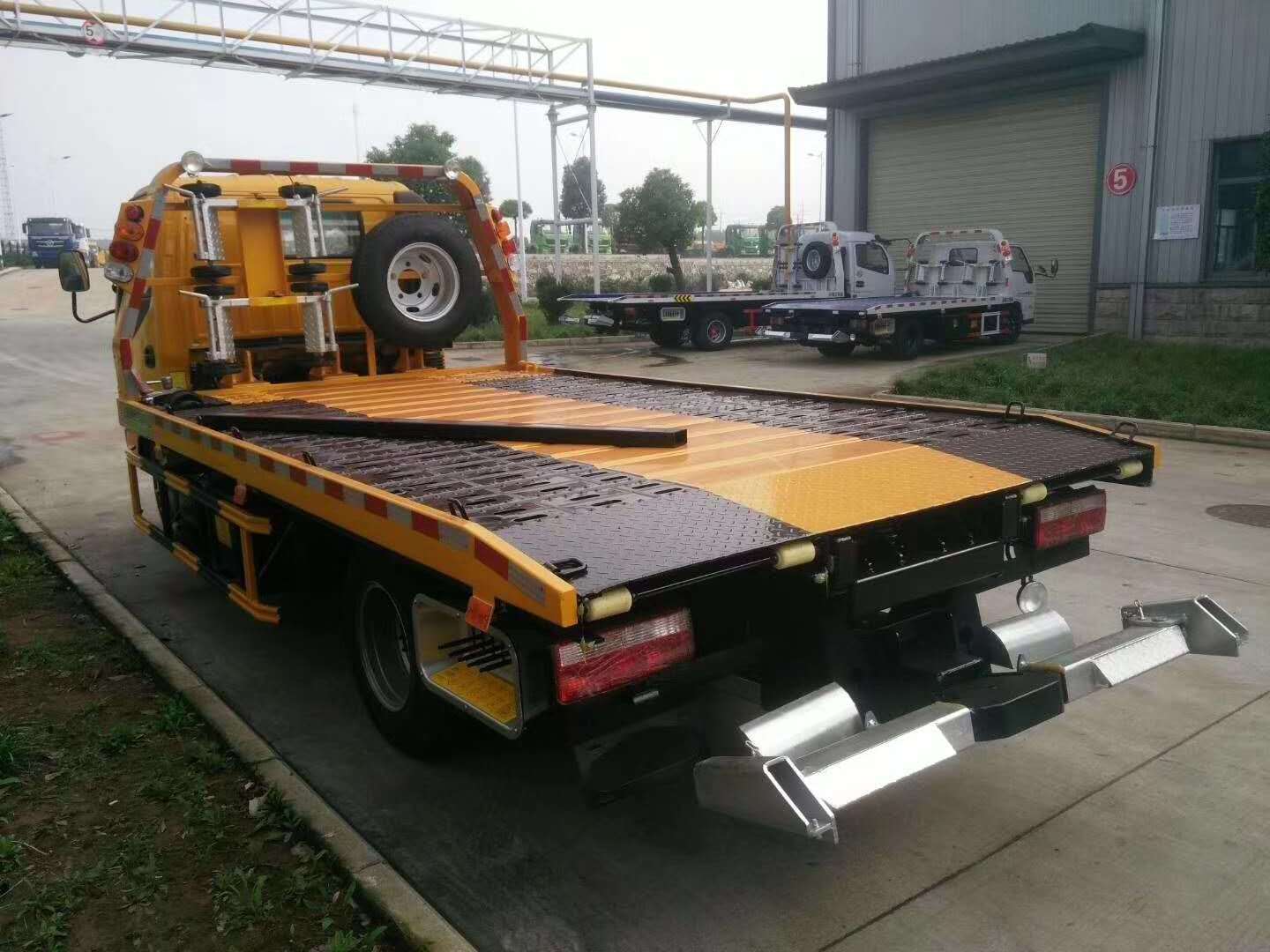 2ton 3 ton 4t 5 ton flat bed wrecked hydraulic tow truck