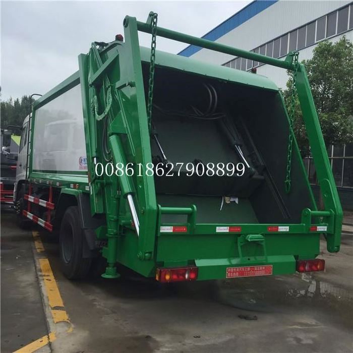 Garbage Compactor 8M3 Waste Collecting For Sale Collection Trucks Isuzu Collector Trash Mini Pickup Rear Loading Rubbish Truck