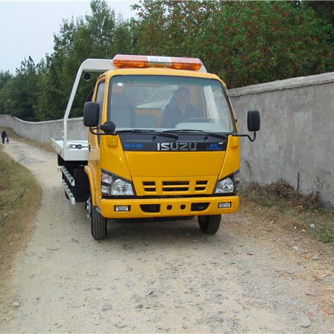 Flat bed wrecker 3.6 ton deck platform flatbed tow truck wrecker for sale