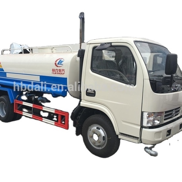 Best price 5000 liters Dongfeng 4*2 street water tank truck