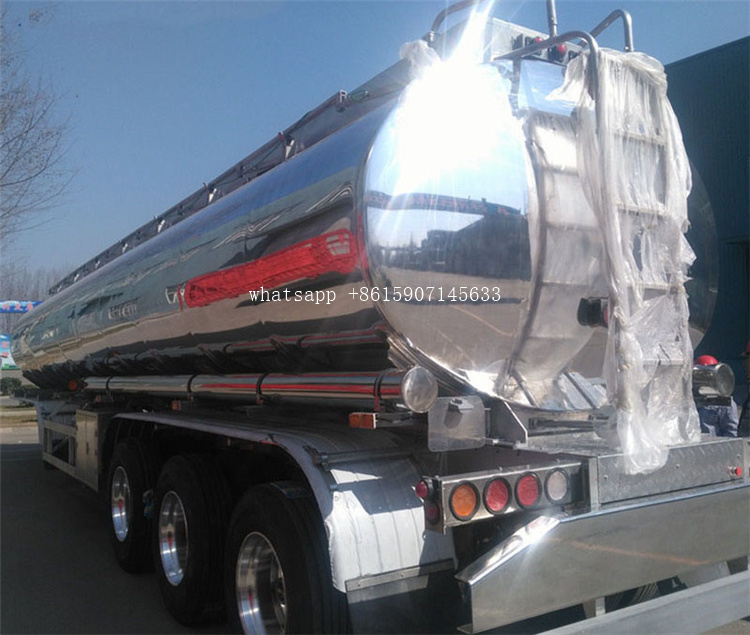 Tri-Axle 2/3/4 Compartment Transport Different Liquids Aluminum Alloy Fuel Tank Trailer for Sale