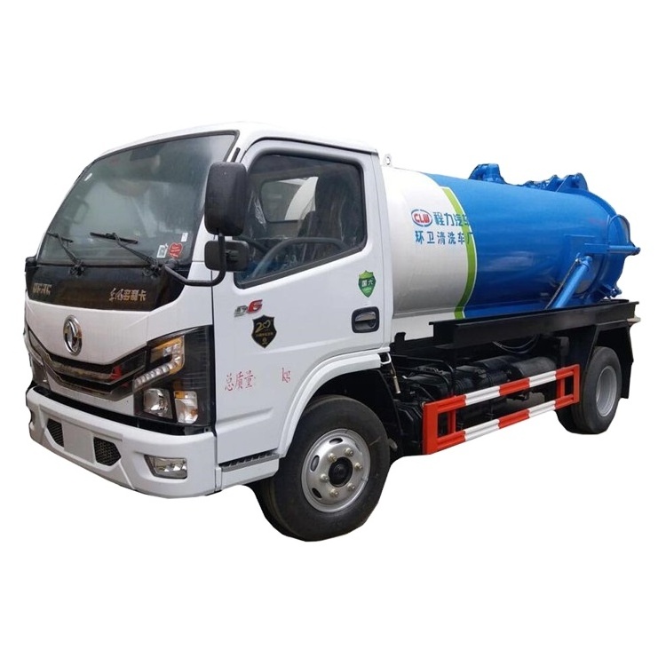 JAC 3000L Septic Fecal Sewage Suction Tank Truck