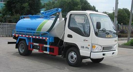 JAC 3000L Septic Fecal Sewage Suction Tank Truck