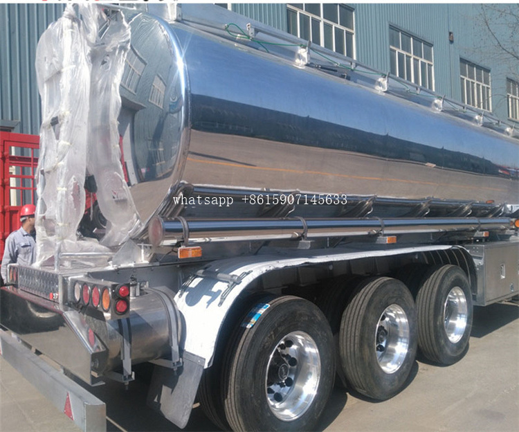 Tri-Axle 2/3/4 Compartment Transport Different Liquids Aluminum Alloy Fuel Tank Trailer for Sale