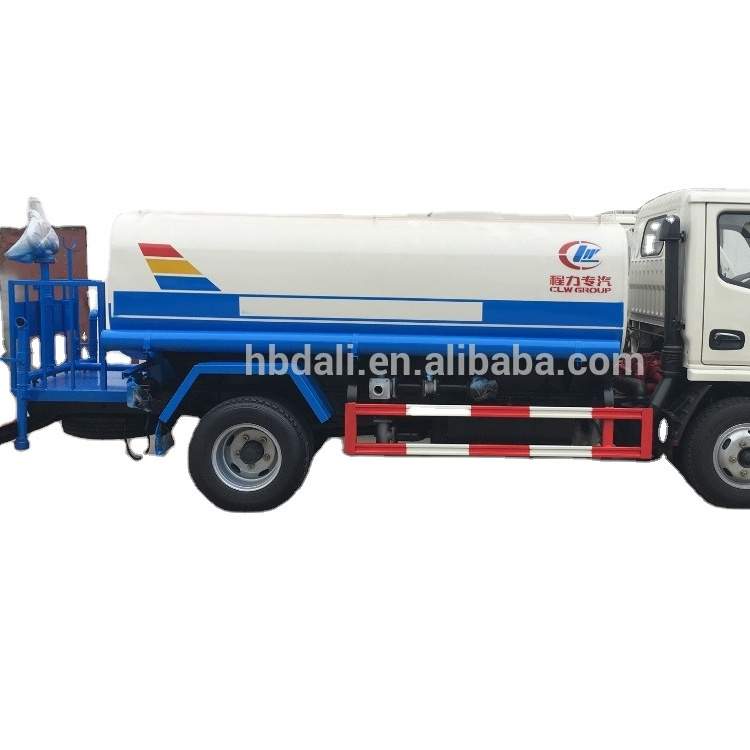 Best price 5000 liters Dongfeng 4*2 street water tank truck