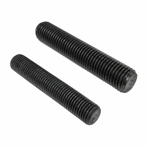 Factory Price Threaded Bar Grade 8.8/10.9/12.9 galvanized Black carbon steel gi Stud threaded rods ASTM A193 2H Nut B7