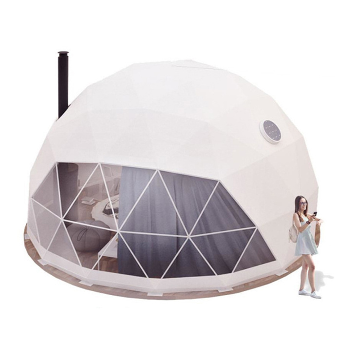 Hot Sale Geodesic Dome Tent Outdoor Igloo Glamping Tent Dome Tent With Bathroom