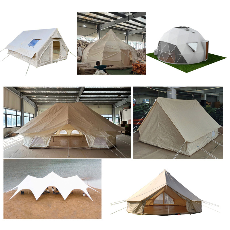 Hot Sale Geodesic Dome Tent Outdoor Igloo Glamping Tent Dome Tent With Bathroom