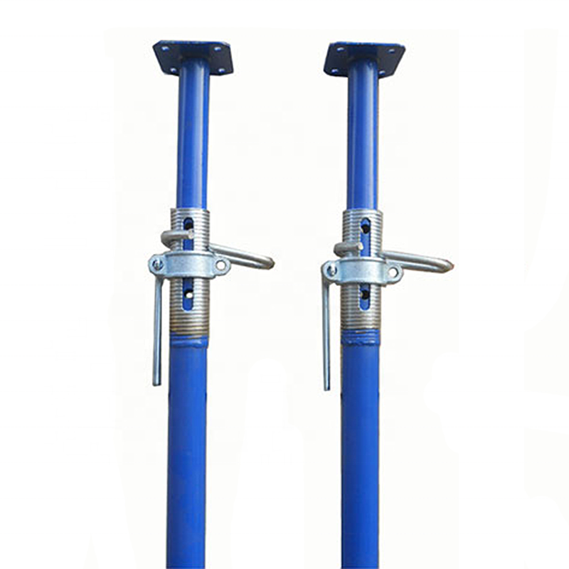 Derfon Hot Selling Scaffolding Parts Steel Shoring Prop Jack Post Galvanized Acrow Prop Painted Adjustable Steel Props