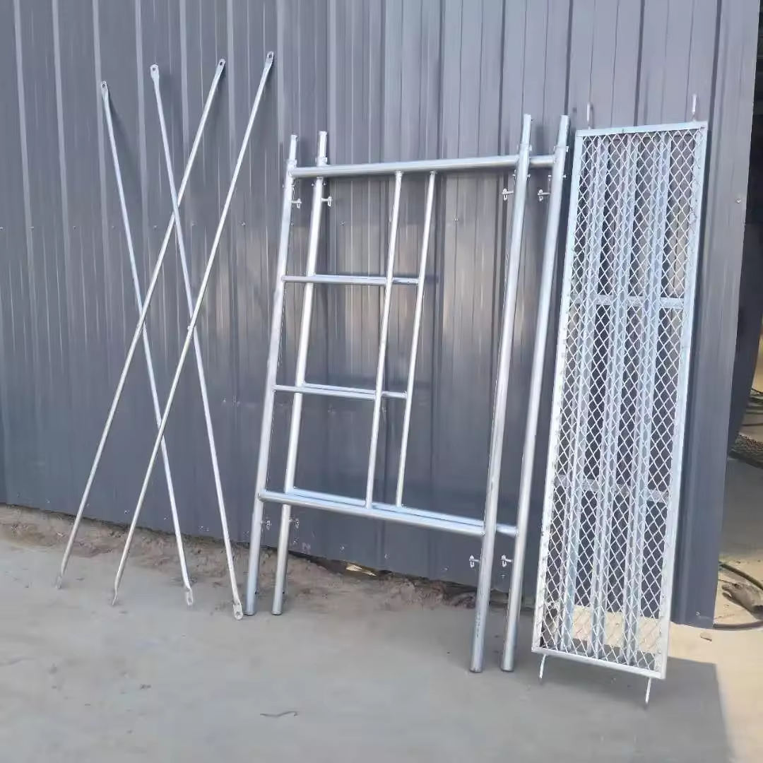 Construction h frame scaffolding galvanized mobile scaffolding system for building