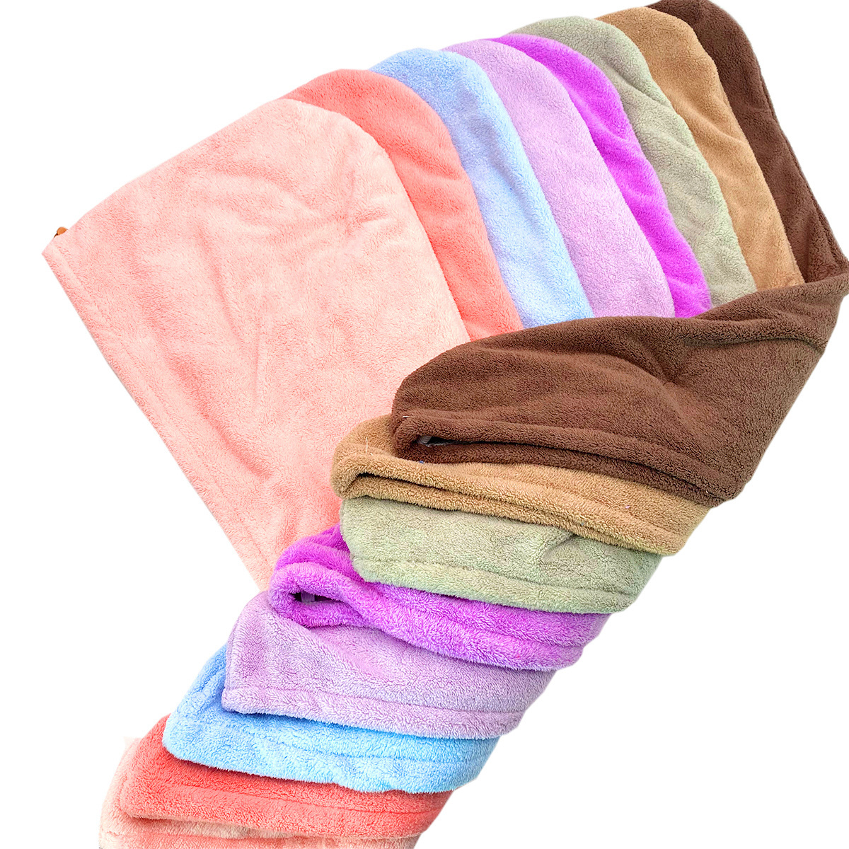 Private Label Quick Dry Microfiber Towel Hair Salon Turban Wrap Micro Fiber Hair Towel