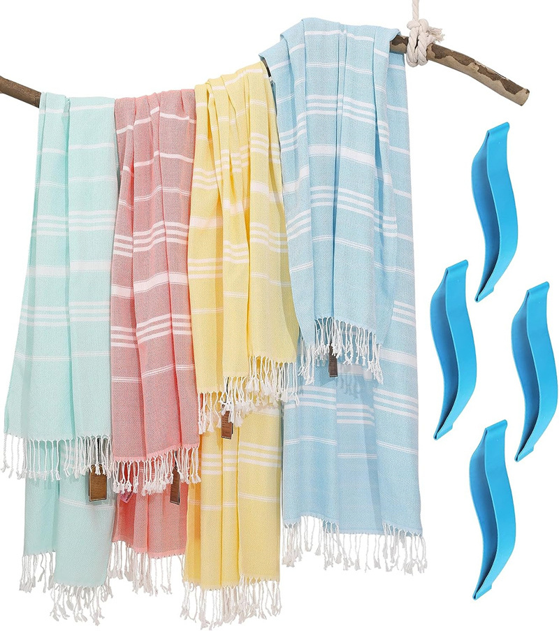 Wholesaler Quick Dry Sand Free 100% Cotton Turkish Beach Towel