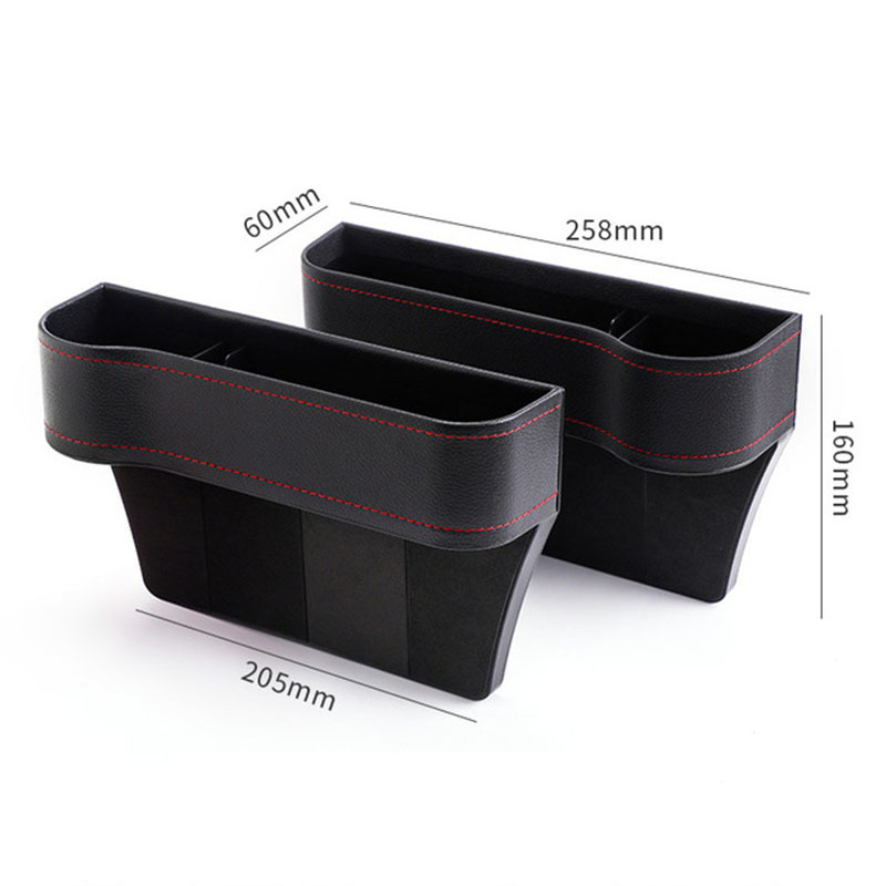 Luxury Auto Accessories Multifunctional  Car Storage Box Car Seat Gap Organizer