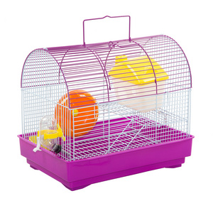 Wholesale Factory Luxury  Foldable Cheaper Plastic Metal Hamster big Cage For Sale