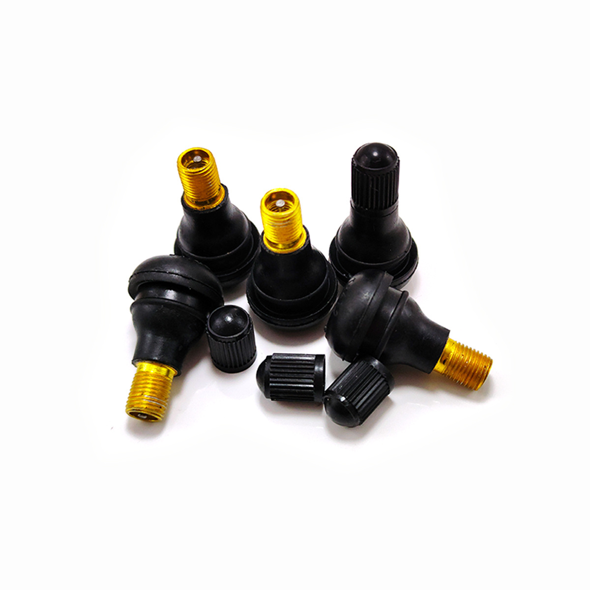 Tire Valve TR412 TR413 TR414 TR415 Black Rubber Snap-in Tire Valve Stems