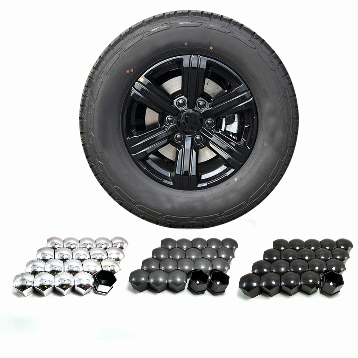 17mm/19mm/21mm Wheel Lug Nut Cap Covers For Toyota Lexus Buick BMW BENZ AUDI Ford Skoda