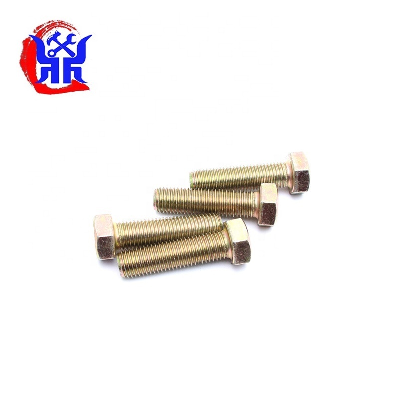 M10x1.5x30mm Zinc Plated Hex Head Full Thread Bolts Class 8.8 Metric Hex Head Bolt Screw