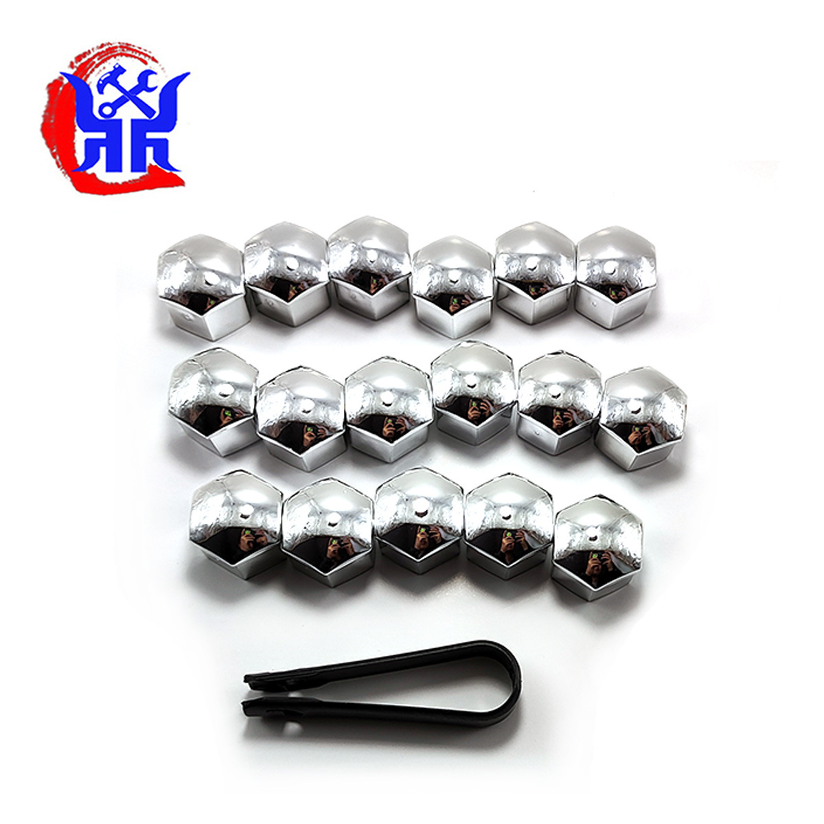 For 2012 - 2021 Tesla Model S Wheel Rim Lug Nut Bolt Cap Cover OEM Chrome Set of 20