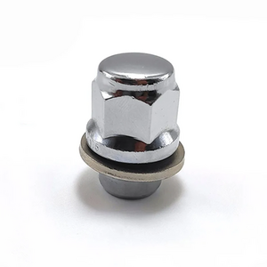 Flat Mag Seat Chrome Silver Wheel Lug Nuts M12x1.5 For Toyota Tacoma FJ Cruiser 4 Runner  Camry Sienna Corolla Lexus