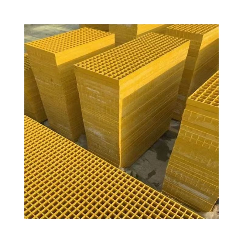 High strength molded Frp plastic grille, fiberglass strip for car wash floor