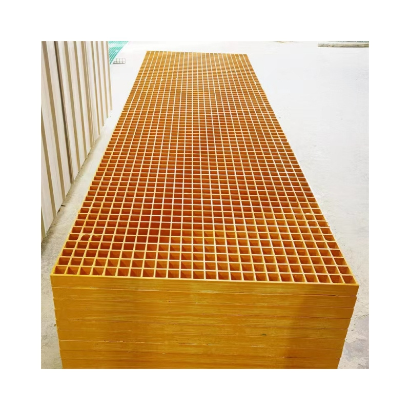 Support customized cutting of Frp plastic grating bars/fiberglass Frp plastic grating platforms