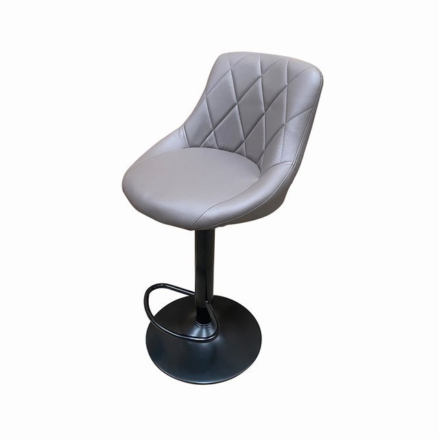 Hot Chic PU Swivel Height Adjustable Barstool Low Backrest Waiting Chair Air Rod Height Counter Bar Chair