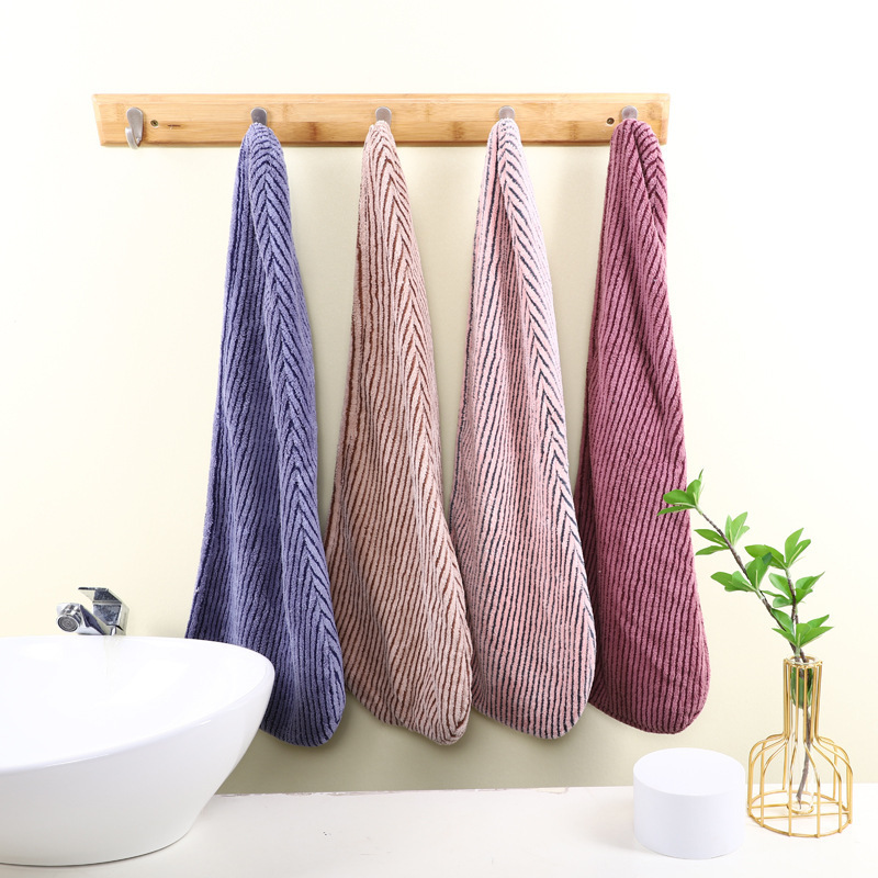 Hair turban shower towel african american organic bamboo microfiber cotton twist ladies hair towel wrap