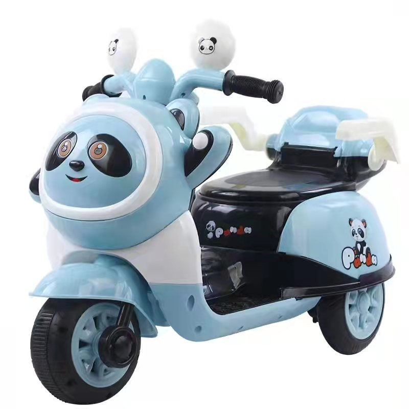 2023 trend electric car for kids in stock panda baby electric motorcycle