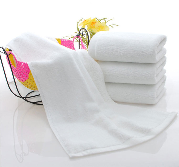 Custom White Bathroom Luxury High Quality Soft Organic Cotton 5 Star Hotel Towels Thick Face Hand Towe