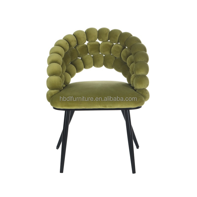 DLC-R861  luxury high quality thickened flannelette bubble chair sitting comfortable high-end home atmosphere decorative chair