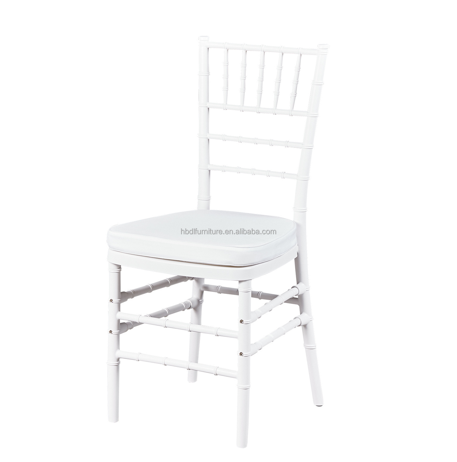 DLC-P606  Bamboo chair Outdoor lawn white wedding plastic chair Wedding banquet stool Golden Hall dining room back chair