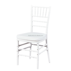 DLC-P606  Bamboo chair Outdoor lawn white wedding plastic chair Wedding banquet stool Golden Hall dining room back chair