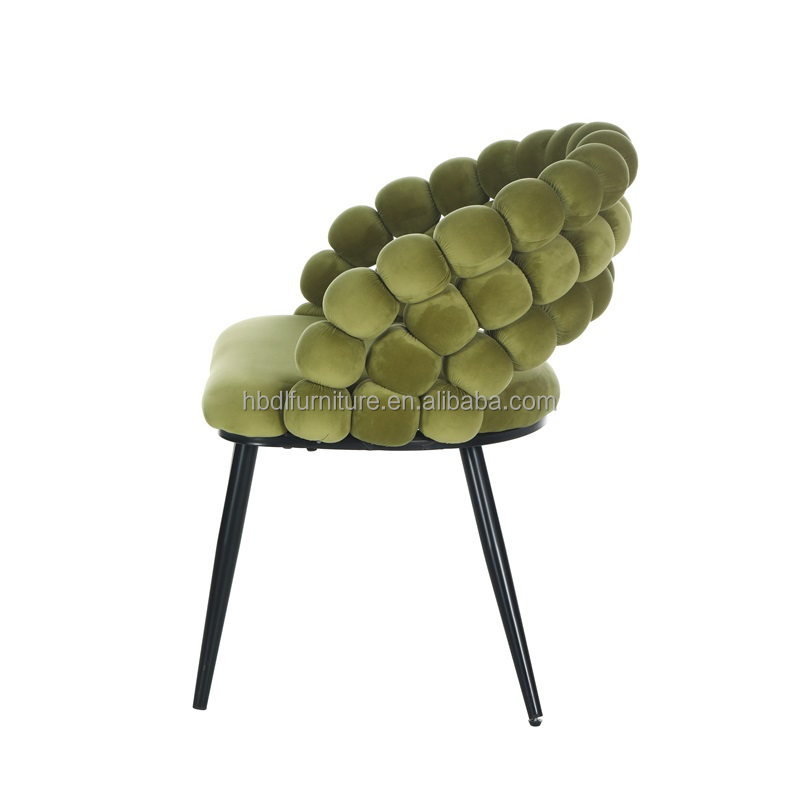 DLC-R861  luxury high quality thickened flannelette bubble chair sitting comfortable high-end home atmosphere decorative chair