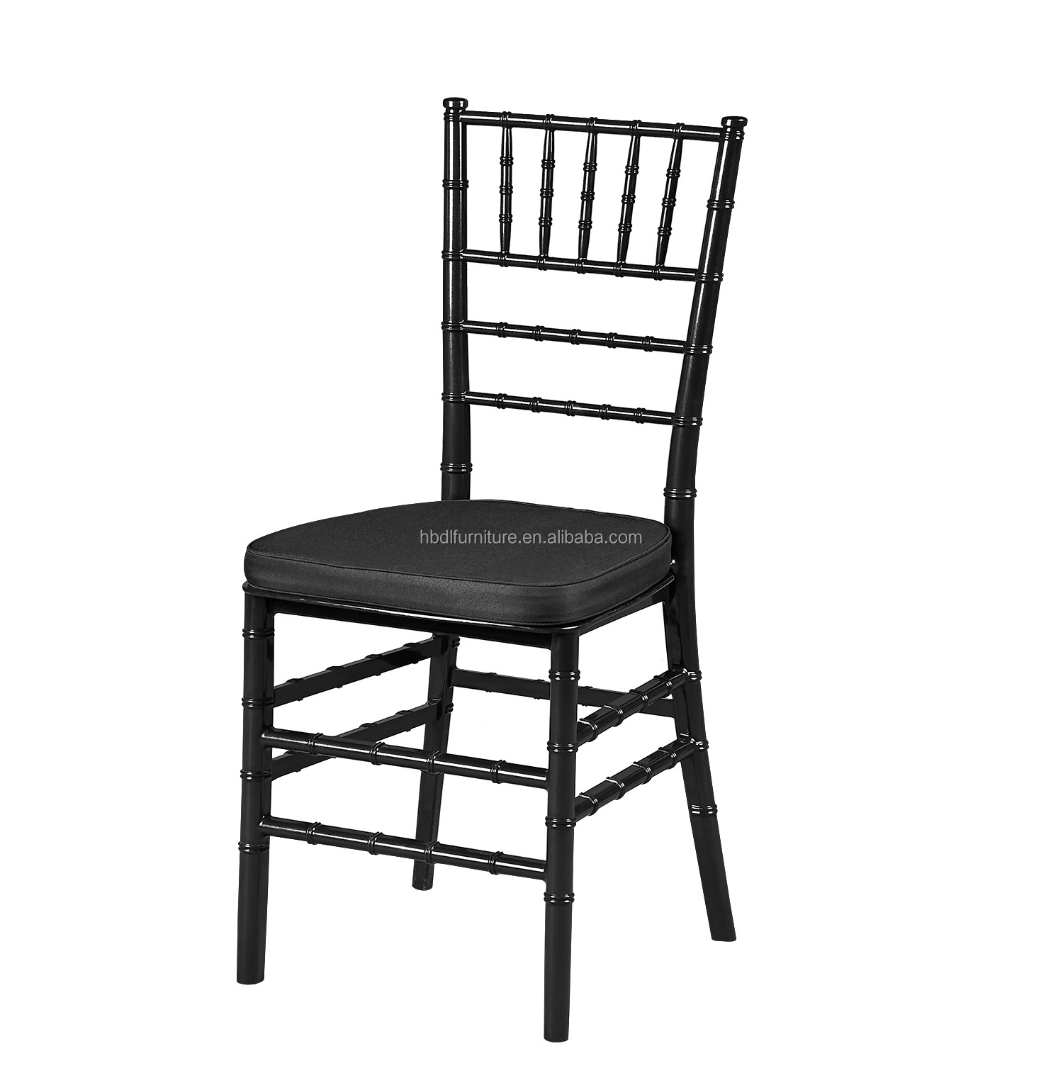 DLC-P606  Bamboo chair Outdoor lawn white wedding plastic chair Wedding banquet stool Golden Hall dining room back chair