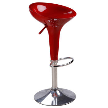 DLC-P065  Best selling plastic Furniture bar chair with a soft cushion adjustable height and swivel bar stool chair