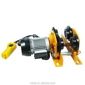 China manufacturer 100-1000 kg Portable Micro Wire Rope Motor Lift Electric Hoist PA1000 electric hoist crane