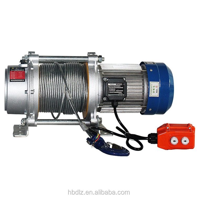 High Quality Electric Cable Small Hoist Winch Factory Lift Mini Portable Mobile Winches Pure Copper